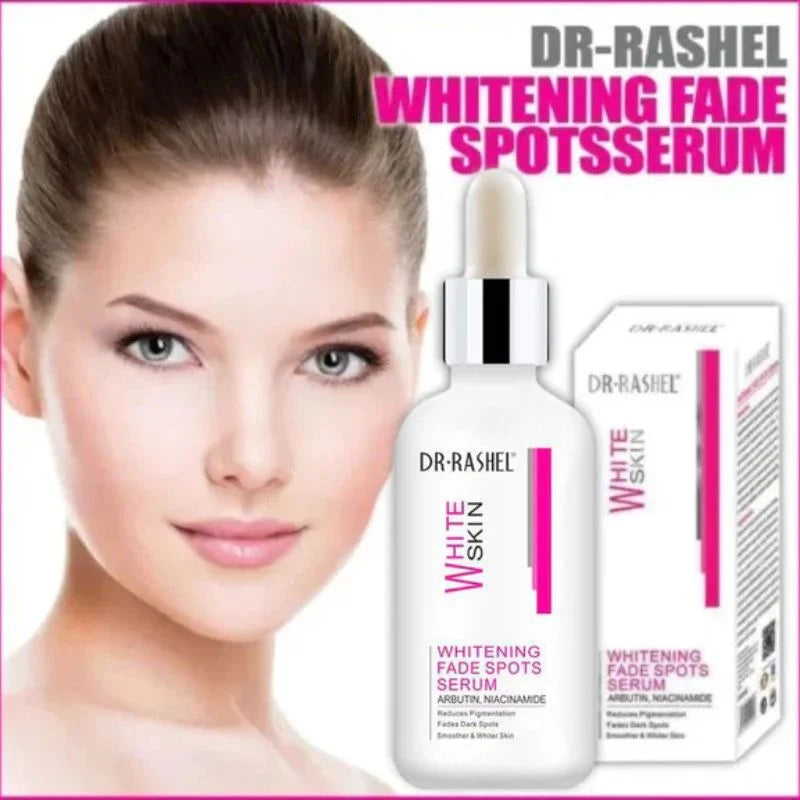Dr. Rashel Whitening Fade Spots Serum for White Skin | Brightening & Pigmentation Corrector with Arbutin & Niacinamide (5ml) | Imported