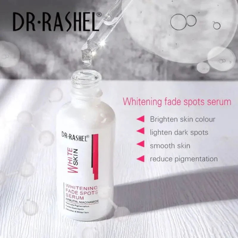 Dr. Rashel Whitening Fade Spots Serum for White Skin | Brightening & Pigmentation Corrector with Arbutin & Niacinamide (5ml) | Imported