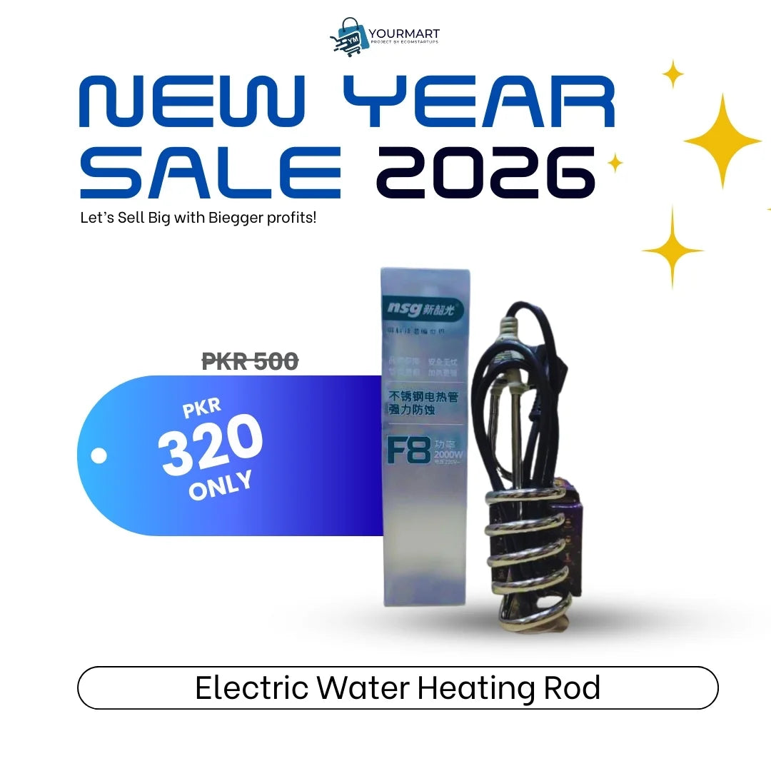 Electric Water Heating Rod 2W | Safe & Shockproof | With BOX