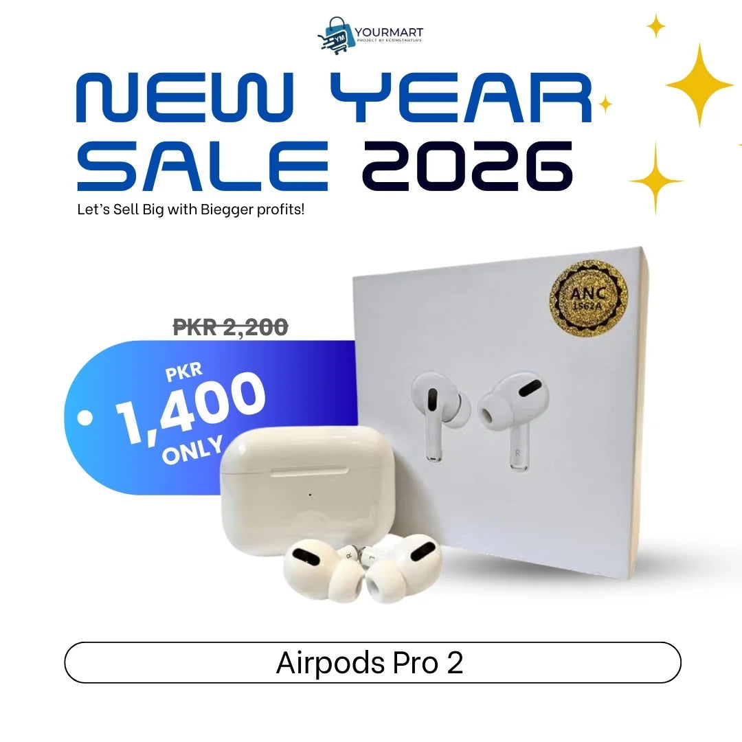 AirPods Pro 2 | Wireless Earbuds with ANC Technology | Super Bass & Bluetooth | Pop-Up Feature