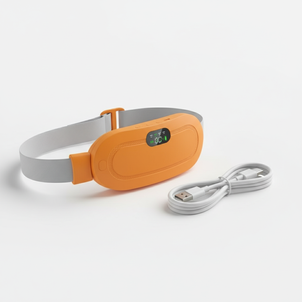 Digital Heating & Vibration Period Cramp Relief Belt